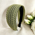 Trendy Hollow Out Woven Wide Hadband 6W6HBD288