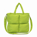 Trendy Puffer Square Solid Color Shoulder Bag 6W10BBG1805
