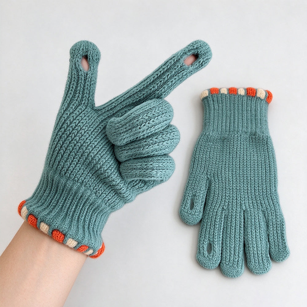 Knit Touch Screen Gloves - DippedShop Wholesale - #2659