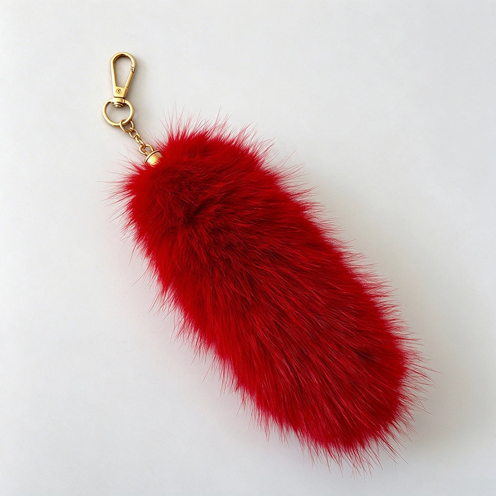 Fluffy Furry Keychain - DippedShop Wholesale - #9875