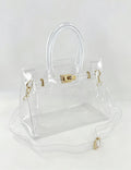 Jelly Clear Tote Stadium Approved Shoulder Bag 6W10BBG2123
