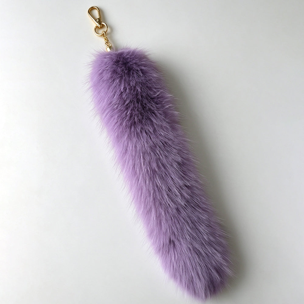 Fluffy Furry Tail Keychain - DippedShop Wholesale - #9491