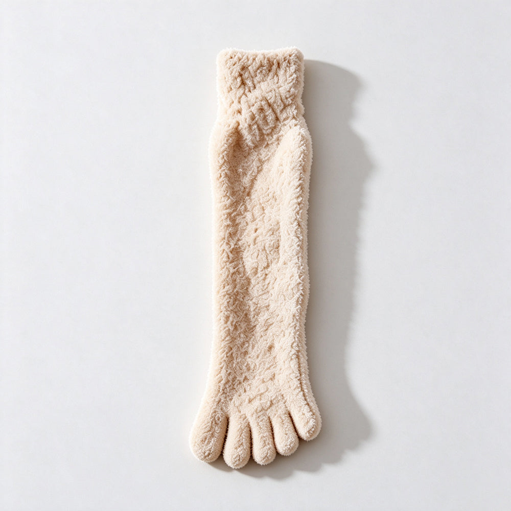 Plush Thermal Five Finger Socks - DippedShop Wholesale - #7139
