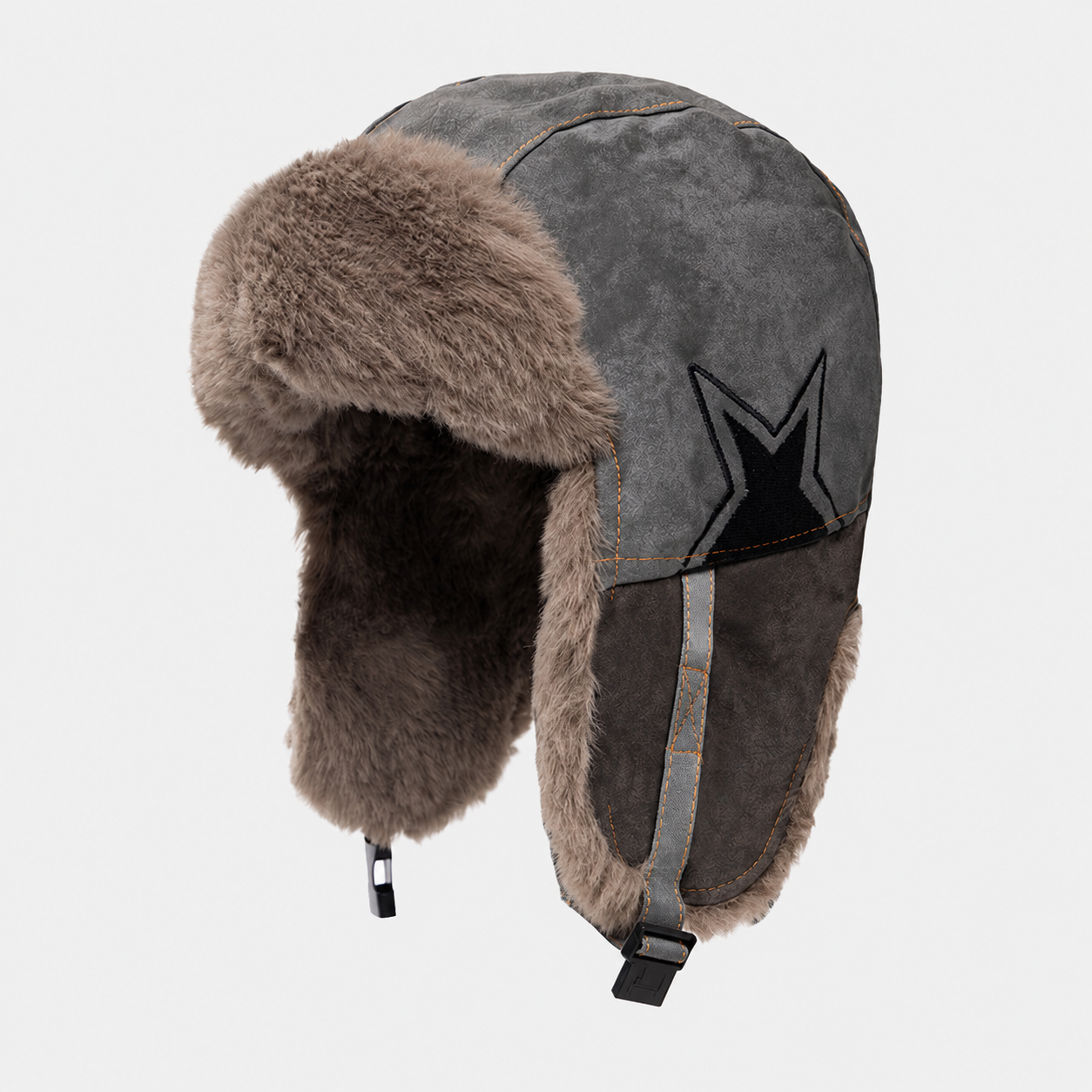 Vintage Faux Fur Earflap Trapper Hat 6W6HAT665