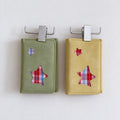Plaid Star Patchwork Short Trifold Wallet 6W10BWB362