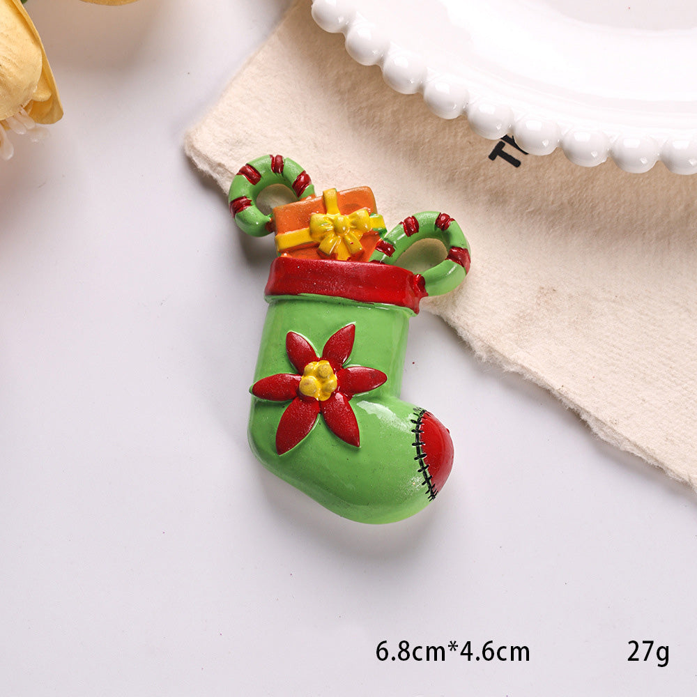 Christmas Snowman Christmas Tree Festive Magnet 6H7HBW567