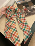 Chic Floral Print Lightweight Silk Scarf 6W6NSI197