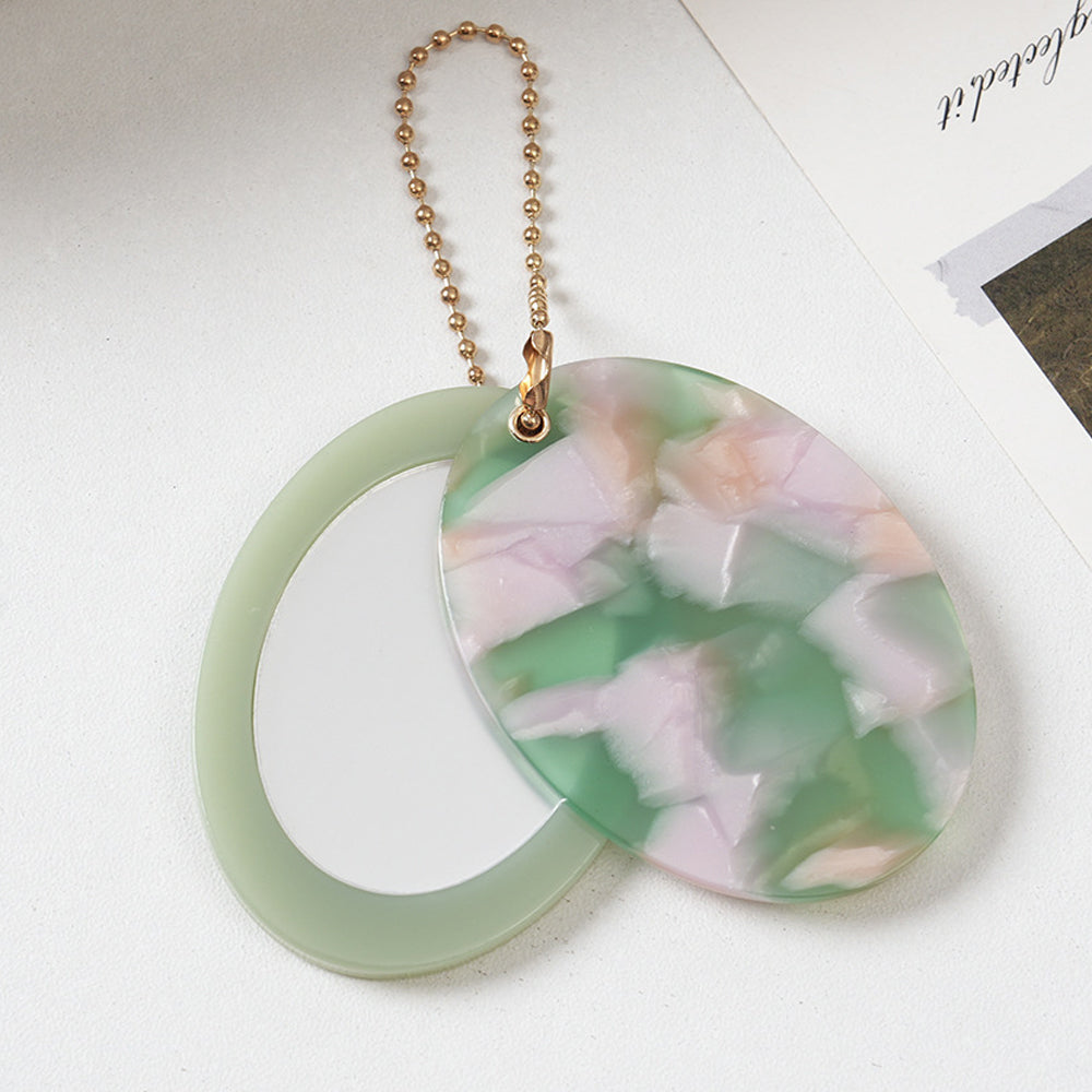 Oval Acetate Bag Charm - DippedShop Wholesale - #5379