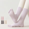 Simple Non-Slip Pilates Yoga Grip Toe Socks 6W8FSO860