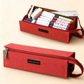 Minimalist Solid Color Pencil Case with Handle 6S10BOB1062