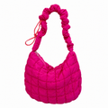 Minimalist Puffer Plaid Solid Color Crossbody Bag 6W10BBG1811