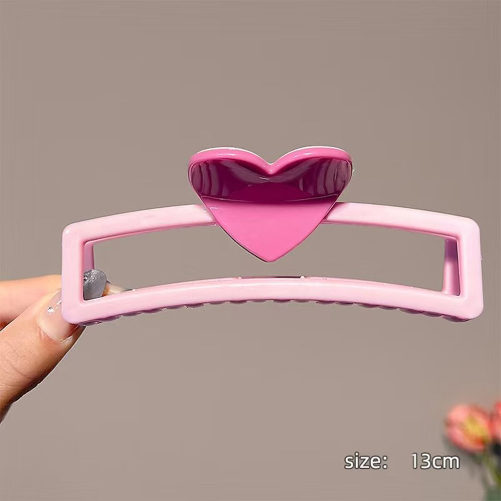 Heart Hair Claw Clip - DippedShop Wholesale - #2883