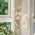Spooky Spider Crystal Sun Catcher Wind Chime 6H7HLS203