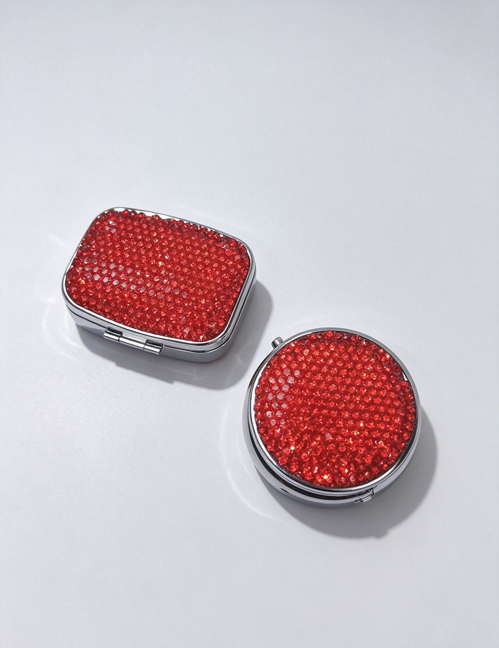 Rhinestone Metal Storage Case - DippedShop Wholesale - #2179
