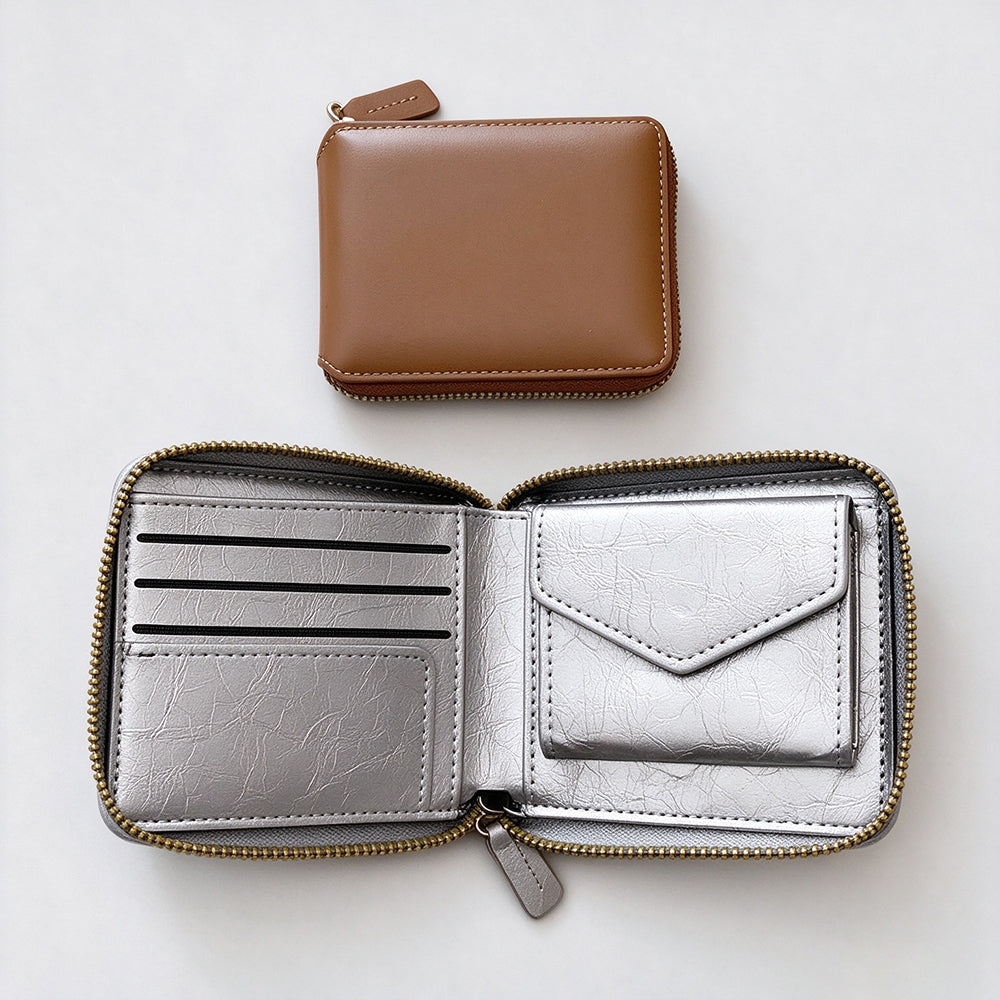 Zipper Card Holder Wallet - DippedShop Wholesale - #5507