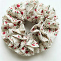 Sweet Floral Print Hydrangea Style Elastic Scrunchies 6W6HSR487