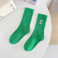 Heart Embroidery Socks - DippedShop Wholesale - #2051