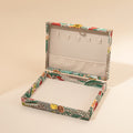 Vintage Embroidered Floral Large Capacity Jewelry Box 6H13HSJ144