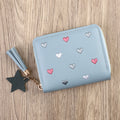 Heart Embroidery Coin Purse - DippedShop Wholesale - #5187