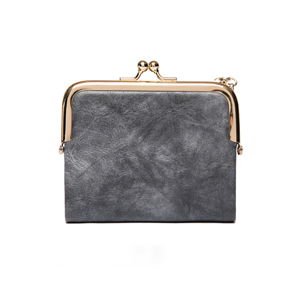 Vintage Kiss-Lock Short Bifold Wallet 6W10BWB295
