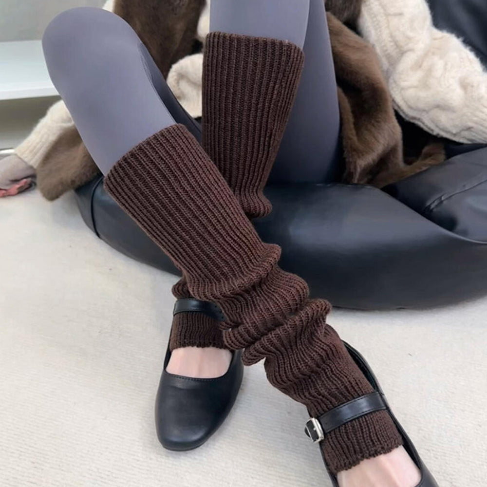 Chunky Ribbed Knit Leg Warmers - DippedShop Wholesale - #5107