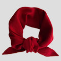 Solid Color Wool Knit Triangle Scarf 6W6NSW277