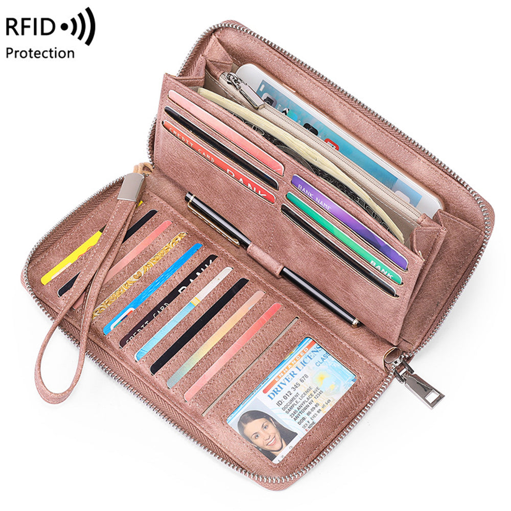 Large Capacity Zipper Wallet - DippedShop Wholesale - #4419