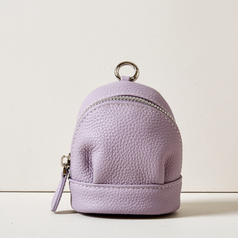 Mini Backpack Shaped Leather Coin Purse 6W10BWB304