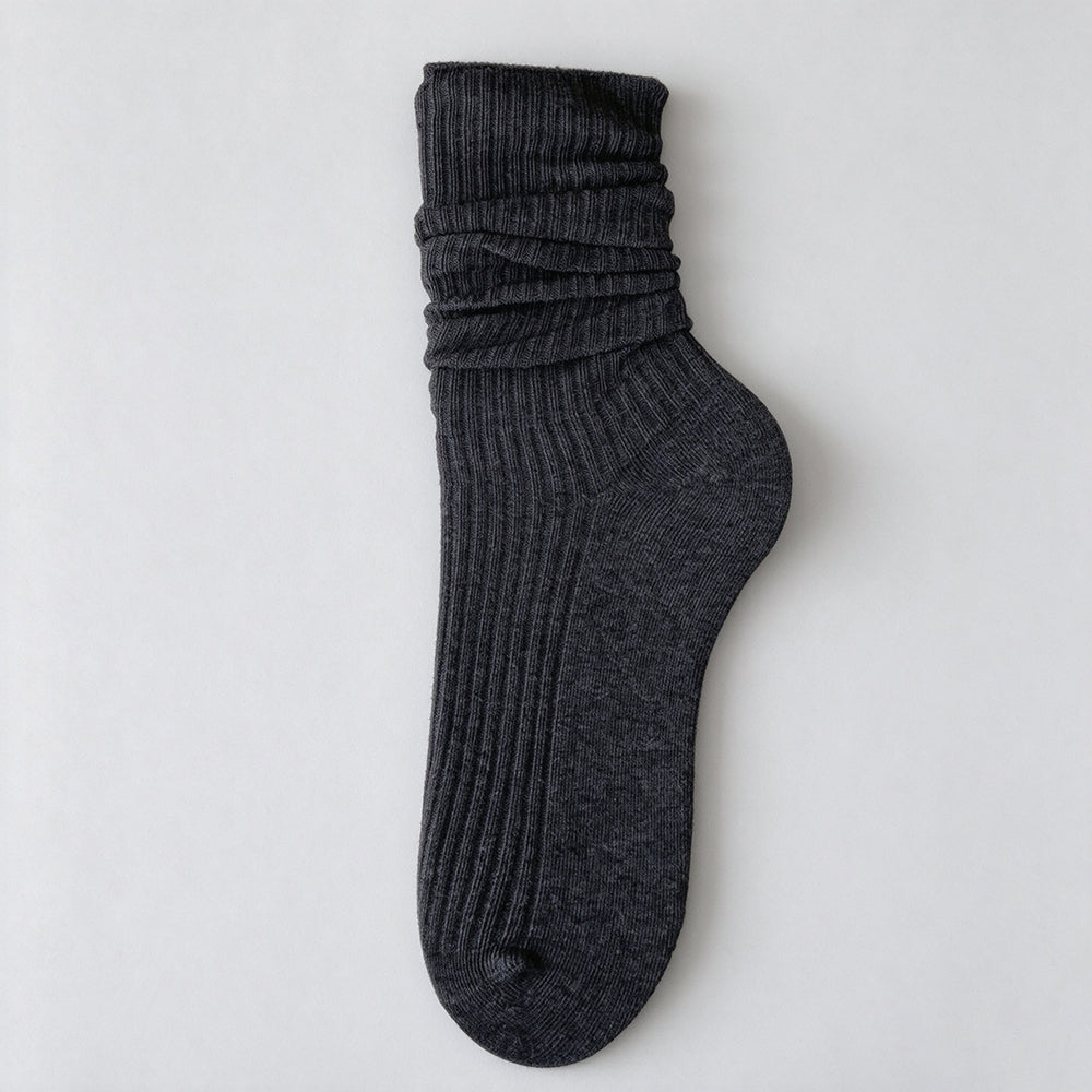Thin Slouchy Crew Socks - DippedShop Wholesale - #3171