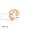 Geometric Statement Ring - DippedShop Wholesale - #9619