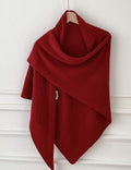 Fashion Wool Blend Striped Shawl Wrap Triangle Scarf 6W6NSC140
