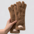 Fuzzy Plush Touchscreen Gloves - DippedShop Wholesale - #7443
