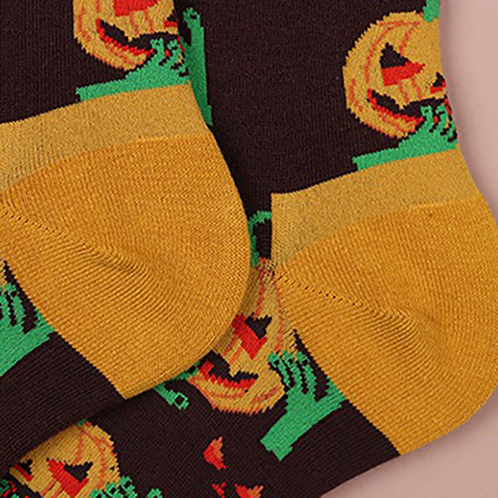 Fun Halloween Graffiti Crew Socks 6W8FSO585