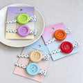Polka Dot Alligator Hair Clip - DippedShop Wholesale - #9283