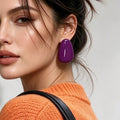 Geometric Enamel Stud Earrings - DippedShop Wholesale - #6947