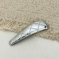Minimalist PU Leather No-Crease Snap Hair Clip 6W6HCP1621