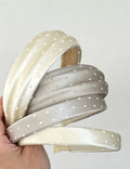 Minimalist Satin Polka Dot Non-Slip Headband 6W6HBD299