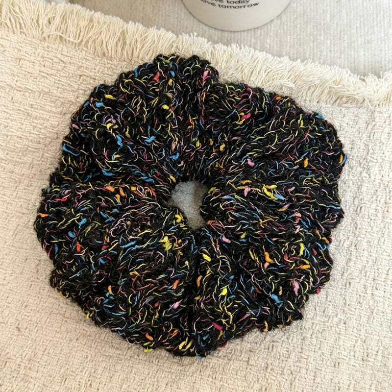 Stylish Colorful Yarn Elastic Scrunchies 6W6HSR387