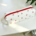 Strawberry Quilted Cosmetic Bag - DippedShop Wholesale - #3683
