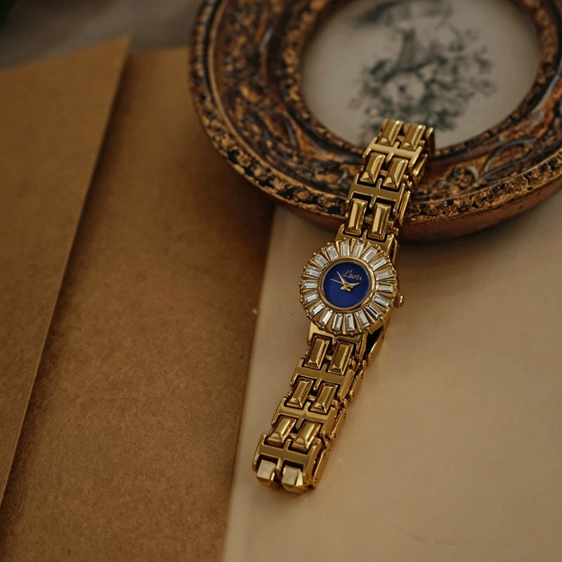 Vintage Gold Quartz Watch - DippedShop Wholesale - #3907