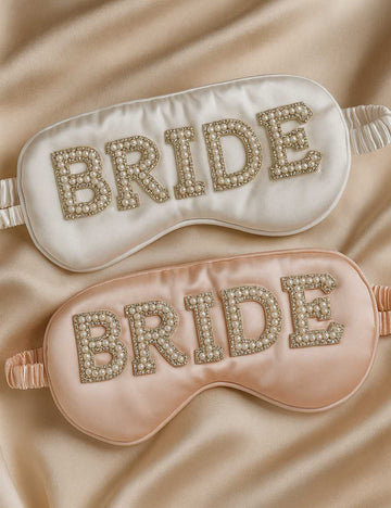 Elegant Pearl Decor Light Blocking Sleep Mask DP25F944