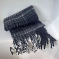 Tassel Plaid Scarf - DippedShop Wholesale - #2899