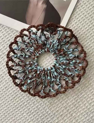 Minimalist Hollow Handmade Scrunchies Hair Tie DP25F951