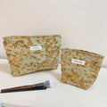 Fresh Embroidery Floral Large Capacity Makeup Bag MK2BW6W10BOB389