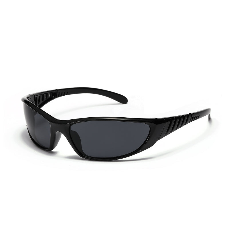 Colourful Hollow-Out Futuristic Sunglasses DP25B612