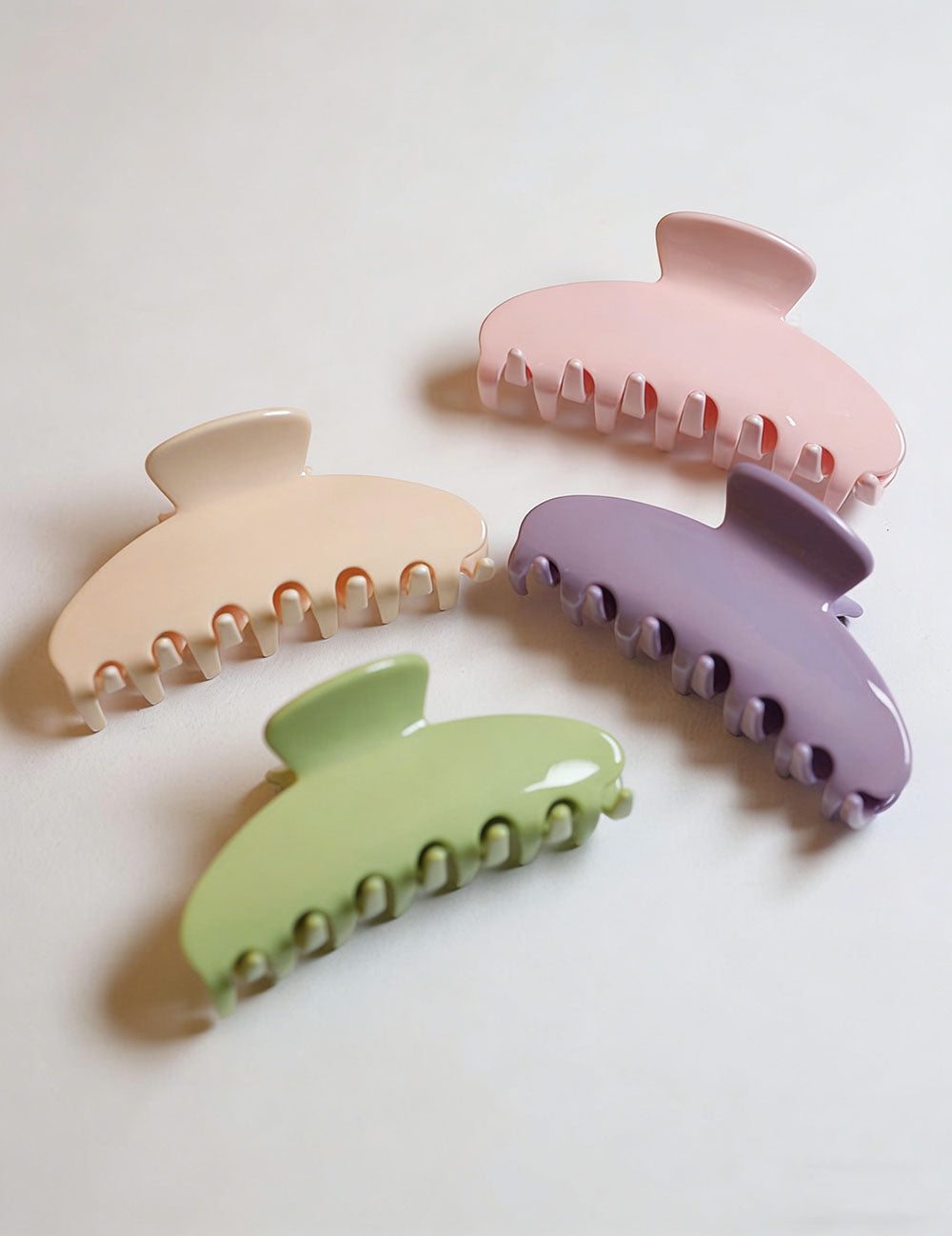 Solid Acetate Hair Claws - DippedShop Wholesale - #3971