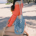 Woven Mesh Shoulder Bag - DippedShop Wholesale - #2915