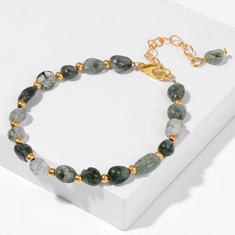 Simple Irregular Stone Beaded Bracelet DPJB1122