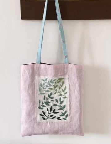 Vintage Botanical Embroidery Bag - DippedShop Wholesale - #3571