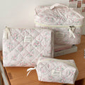 Quilted Floral Storage Bag - DippedShop Wholesale - #6851